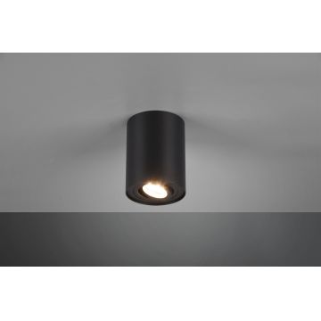 Plafoniera Cookie, TRIO, 9.6x12.5 cm, 35W, 1x GU10, metal, negru mat