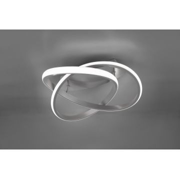 Plafoniera Course, RL, 45x18.8 cm, 18W, 1x SMD LED, metal, argintiu/alb