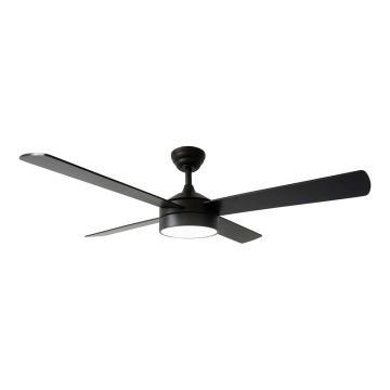 Plafonieră neagră LED ø 15 cm Zarautz – SULION
