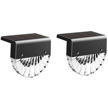 Rovo Set 2 lampi solare LED Rovo CD916, 2 moduri, lumina alb-cald, multicoloara