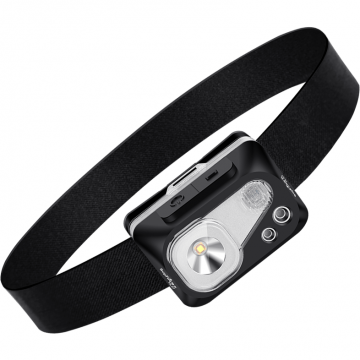 Supfire Lanterna LED pentru cap Supfire HL07, 5W, 320 lm, 1200 mAh, senzor de miscare, 5 moduri, incarcare USB, IP67, Negru