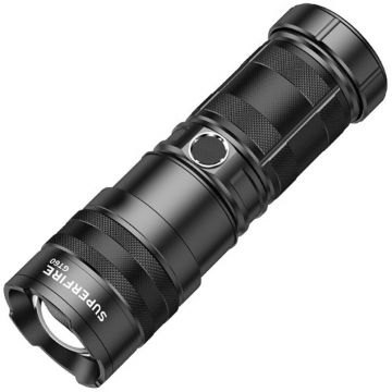 Supfire Lanterna LED Superfire GT60, Zoom, 2600lm, 320M, incarcare USB-C, Lumina fata, spate, 36W