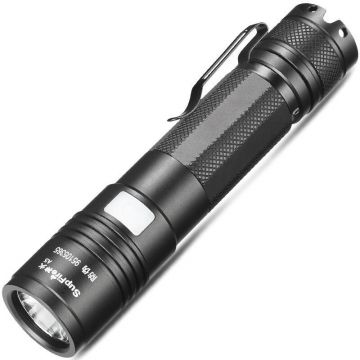 Supfire Lanterna LED Supfire A5, 300lm, 200M incarcare USB, Negru