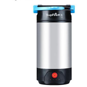 Supfire Lanterna LED SupFire T9, Pentru Camping, 800 lm, incarcare USB, PowerBank
