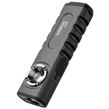 Supfire Lanterna Multifunctionala LED Superfire G20, Laser, 500 lumeni, acumulator 2000mAh, incarcare USB-C
