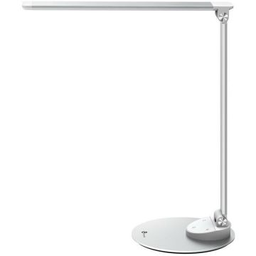 Taotronics Lampa de birou cu LED TaoTronics TT-DL19 cu port incarcare USB, 9W, Argintiu