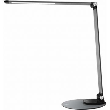 Taotronics Lampa de birou cu LED TaoTronics TT-DL22, 10W, 550 lm, 6 Niveluri de Luminozitate, Incarcare USB, Control Touch, Negru