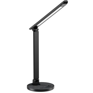 Taotronics Lampa LED de birou TaoTronics TT-DL13, 12W, 510 lm, Control Touch, port incarcare USB 5V/1A, 5 moduri lumina, Protectie ochi, temperatura lumina 6500K, 44.4 cm, Clasa energetica D, Negru