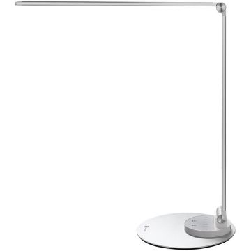 Taotronics Lampa LED de birou TaoTronics TT-DL22, control touch, 3 moduri lumina, USB, 10W, 550lm, clasa energetica F, Argintiu