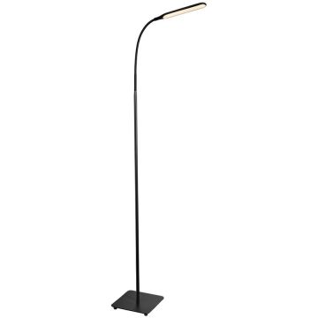 Taotronics Lampadar LED TaoTronics TT-DL072 Pro, dimabil, 10W, 550 lm, temperatura lumina (3000-6000K), brat flexibil, 173 cm, Negru, Clasa energetica F, Negru