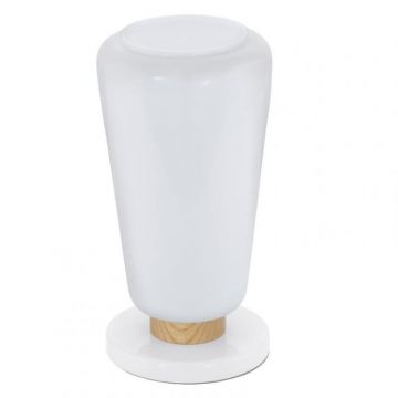 Veioza, lampa de masa, diam.13,5cm, H-26cm, finisaj lemn, Pentone 93691 EL