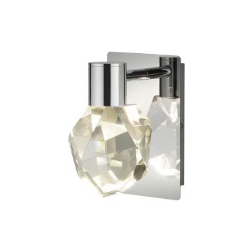 Aplică de perete argintie LED Verano – Trio Select