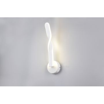 Aplica de perete Ginko, RL, 12x15x45.5 cm, 11W, 1x SMD, metal, alb mat