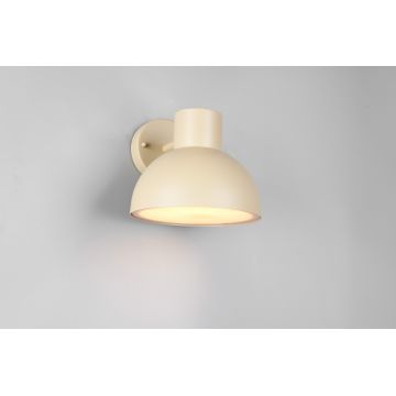 Aplica de perete pentru exterior Elbe, TRIO, 20x18.5 cm, 10W, 1x E27, aluminiu, bej