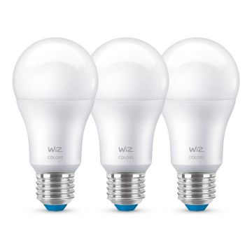 Becuri smart LED E27, 3 buc. 9 W – WiZ