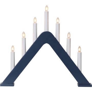 Decorațiune luminoasă de Crăciun albastru-închis cu alimentare la priză Jarve – Star Trading