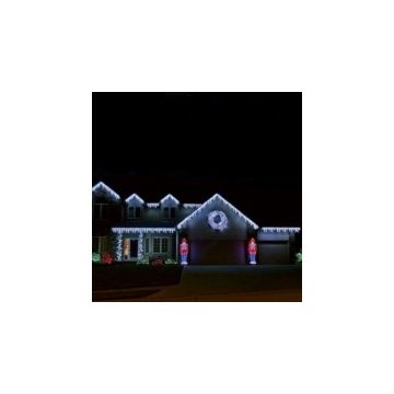 Instalatie de Craciun, tip franjuri / turturi, 4 m, 120 leduri, 8 jocuri de lumini