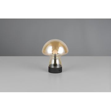 Lampa de masa Dooley, RL, 14x18 cm, 1.5W, 1x SMD, sticla, chihlimbar