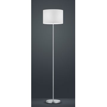 Lampadar Hotel, TRIO, 35x160 cm, 60W, 1x E27, metal/textil, alb/argintiu