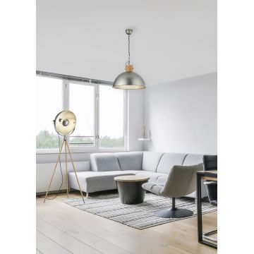 Lustra Delhi, TRIO, 45x150 cm, 60W, 1x E27, metal, nichel antic/natur