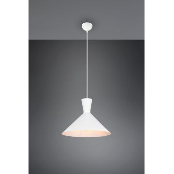 Lustra Enzo, RL, 35x150 cm, 28W, 1x E27, metal, alb mat