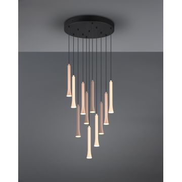 Lustra Fiato, TRIO, 40.5x150 cm, 3W, 11x SMD, metal, multicolor