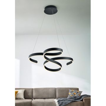 Lustra Francis, TRIO, 72x68x150 cm, 48W, 1x SMD, metal, antracit