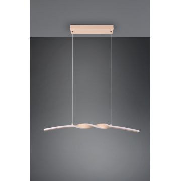 Lustra Ginko, RL, 79x9x150 cm, 18W, 1x SMD, metal, bej