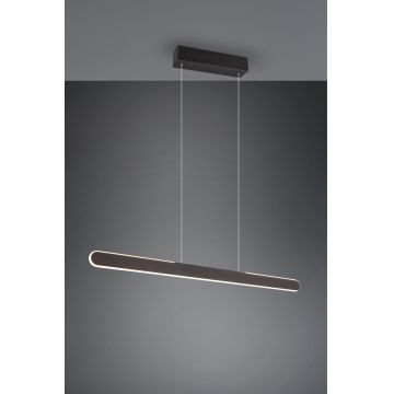 Lustra Helios, TRIO, 100x8.5x160 cm, 28W, 1x SMD, metal, negru mat