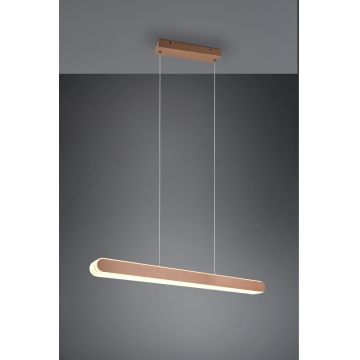 Lustra Helios, TRIO, 130x150 cm, 48W, 1x SMD, metal, maro