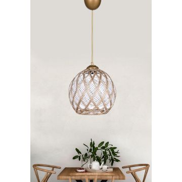 Lustra HM024 Chandelier, Alb, 22x22x54 cm