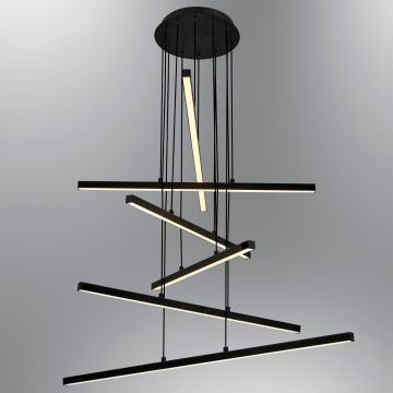 Lustra L1245 Chandelier, Negru, 90x90x120 cm