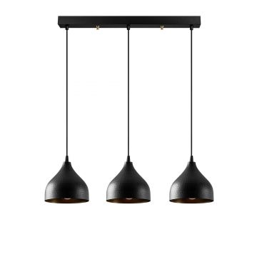Lustra Sunspire 01, Negru, 68x68x114 cm