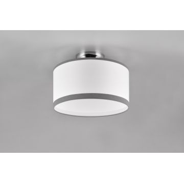 Plafoniera Davos, RL, 30x22 cm, 28W, 2x E14, metal, gri/alb
