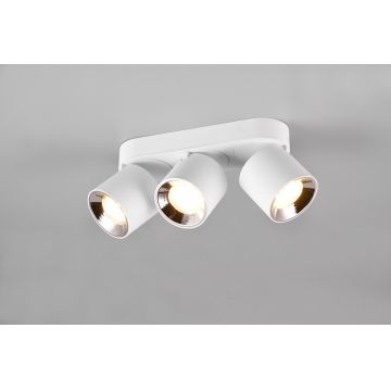 Plafoniera Guayana, TRIO, 27.3x8.7x12 cm, 10W, 3x GU10, metal, alb mat