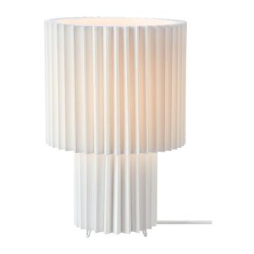 Veioză albă cu abajur textil (înălțime 32 cm) Catis – Markslöjd