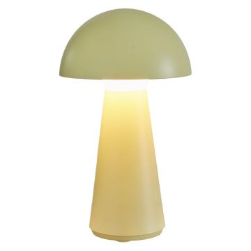 Veioză galbenă LED cu control prin telecomandă (înălțime 28 cm) Sam – Sirius