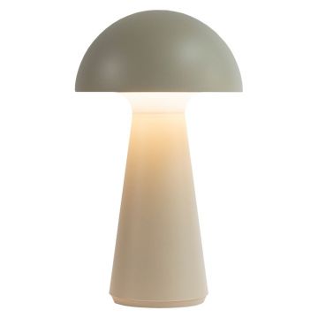 Veioză gri LED cu control prin telecomandă (înălțime 28 cm) Sam – Sirius