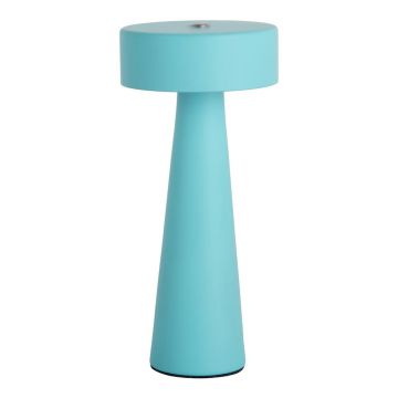 Veioză turcoaz LED (înălțime 16,5 cm) Mini LED Ring – Leitmotiv