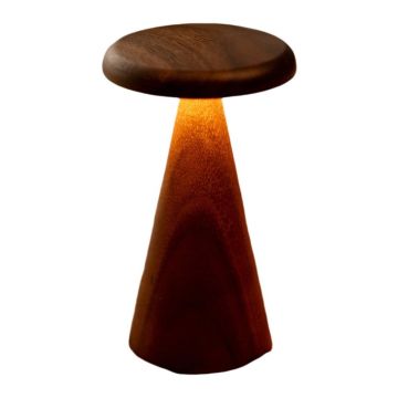 VeiozÄÃ®n culoare naturalÄÃ®nchisÄLED cu abajur din lemn (Ã®nÄu0083lÈu009Bime 21 cm) Sylva âu0080Gingko