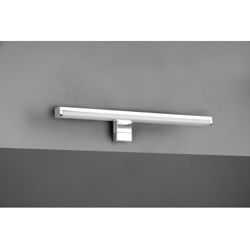 Aplica de perete Lino, TRIO, 40x6 cm, 7.4W, 1x SMD, plastic, argintiu