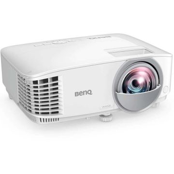 benq Videoproiector BenQ MW809STH Short Throw, HD, 1280X800 pixeli, 3500 ANSI Lumeni, DLP Single, Alb