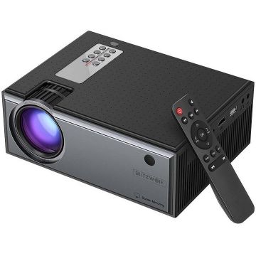 BlitzWolf Proiector BlitzWolf BW-VP1 Pro, 720p, difuzoare 4W