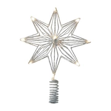 Decorațiune luminoasă argintie cu baterii Chloe – Sirius