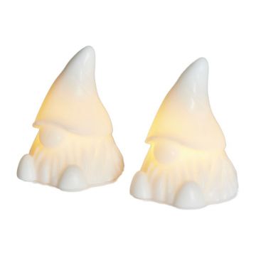 Decorațiuni luminoase albe 2 buc. cu baterii Coco – Sirius