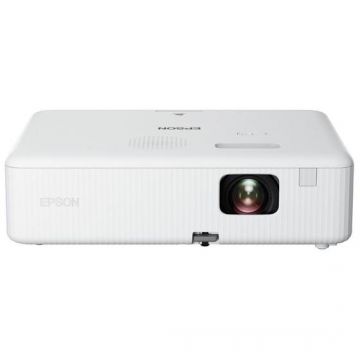 Epson Videoproiector Epson CO-W01, WXGA (1280 x 800), HDMI, 3000 lumeni, Difuzor 5W, Alb