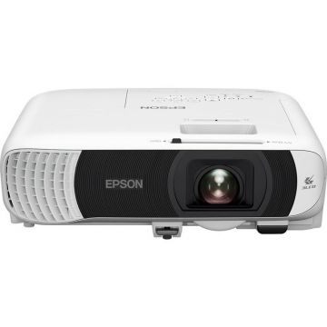 Epson Videoproiector Epson EB-FH18, 1080p (1920x1080), 3LCD, 4000 ANSI lumeni, Wi-Fi, Difuzor 16 W, HDMI, USB Type-B, Alb