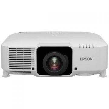 Epson Videoproiector Epson EB-PU1006W, WUXGA (1920 x 1200), VGA, DVI, HDMI, 6000 lumeni, Alb/Negru