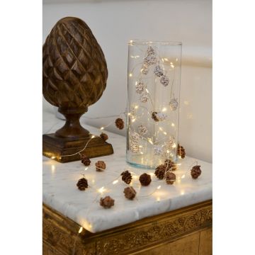 Ghirlandă luminoasă număr becuri 20 buc. cu baterii lungime 200 cm Molly Cone – Sirius