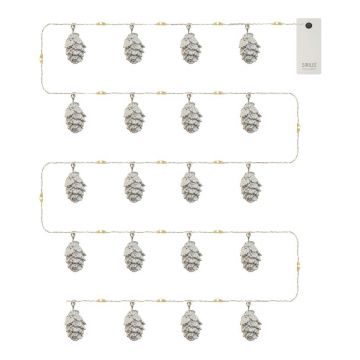 GhirlandÄluminoasÄnumÄu0083r becuri 20 buc. cu baterii lungime 200 cm Molly Cone âu0080Sirius